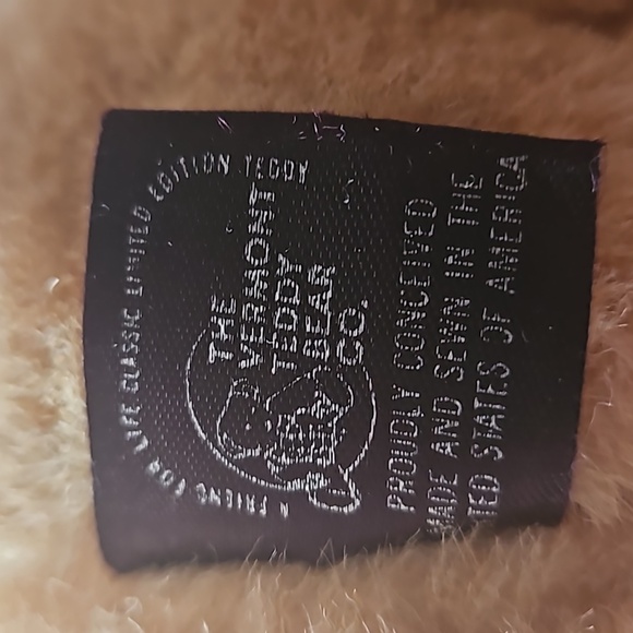 NWT '84 Jewish Bear jointed RAREFIND collectible Vermont TeddyBear Co - Picture 12 of 13